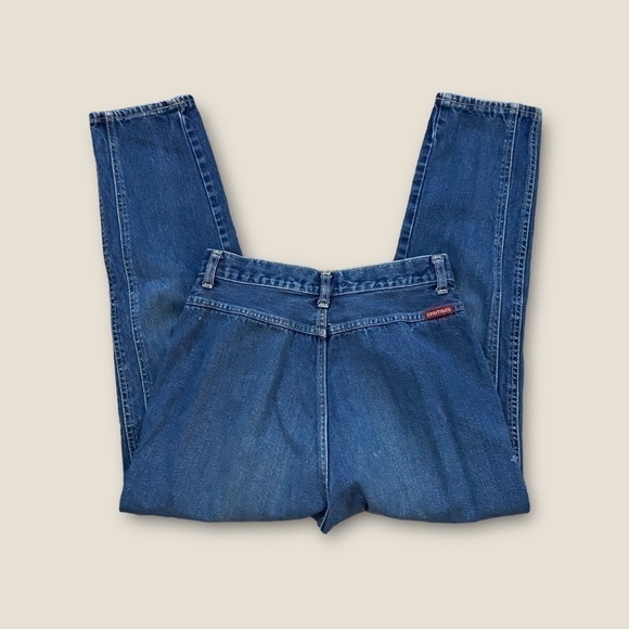 Vintage 80s Cristina’s High Rise Tapered Jeans Medium Wash Indigo 13/14 - Picture 2 of 12